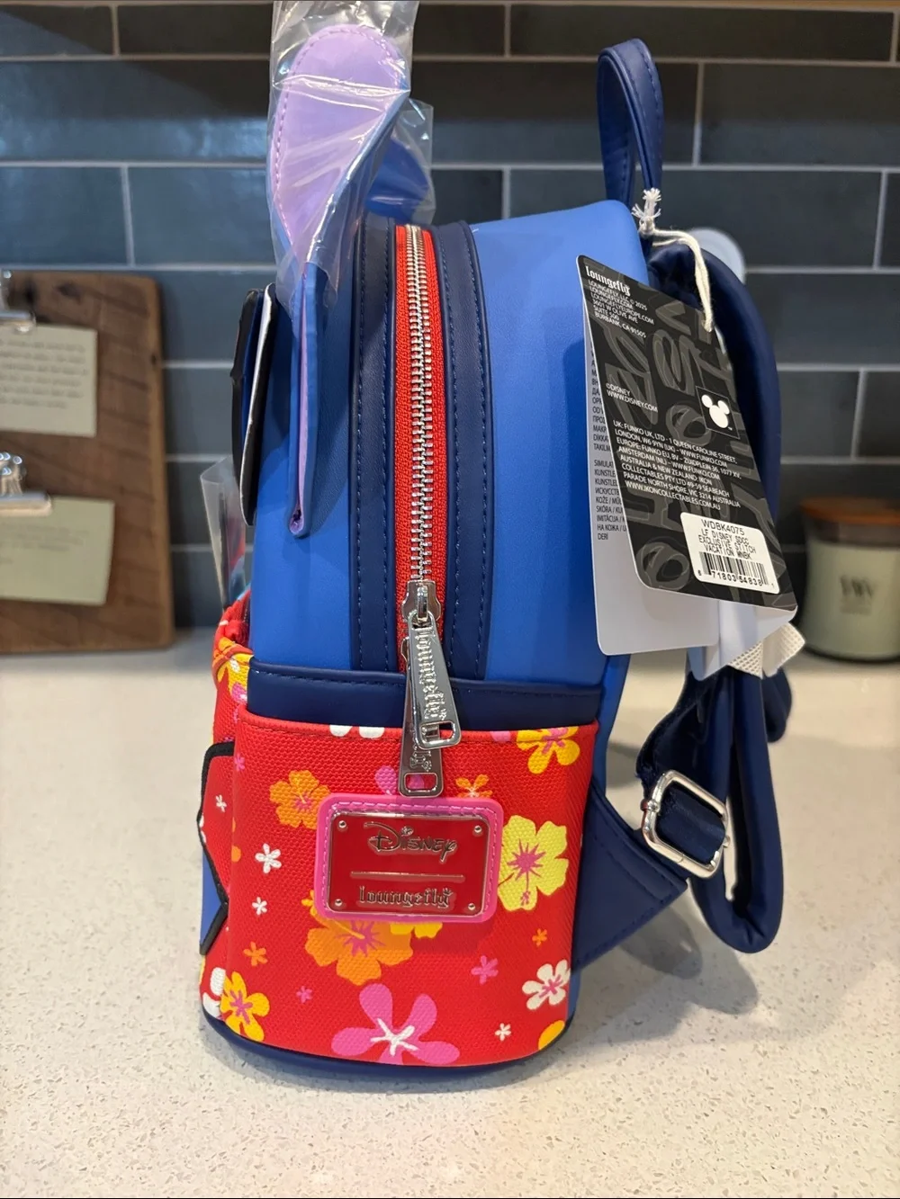 Disney SDCC Exclusive Stitch Loungefly Backpack NWT